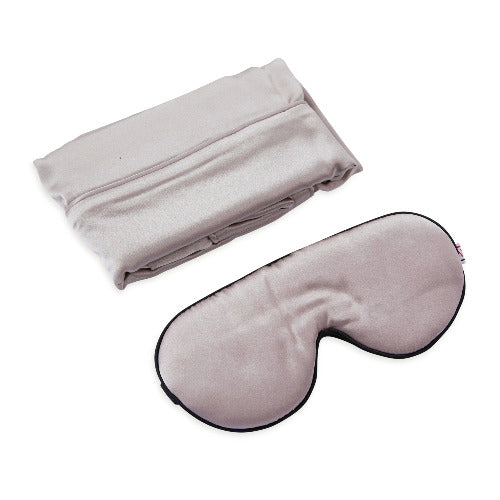 silk pillowcase and eye mask set