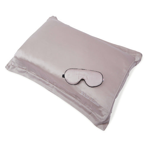 silk pillowcase and eye mask set