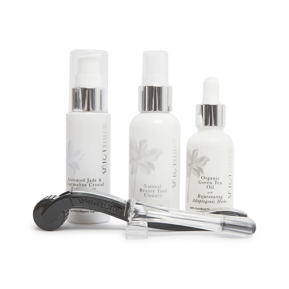 Hypoallergenic Dermaroller Kit - for Wrinkles & Anti Aging