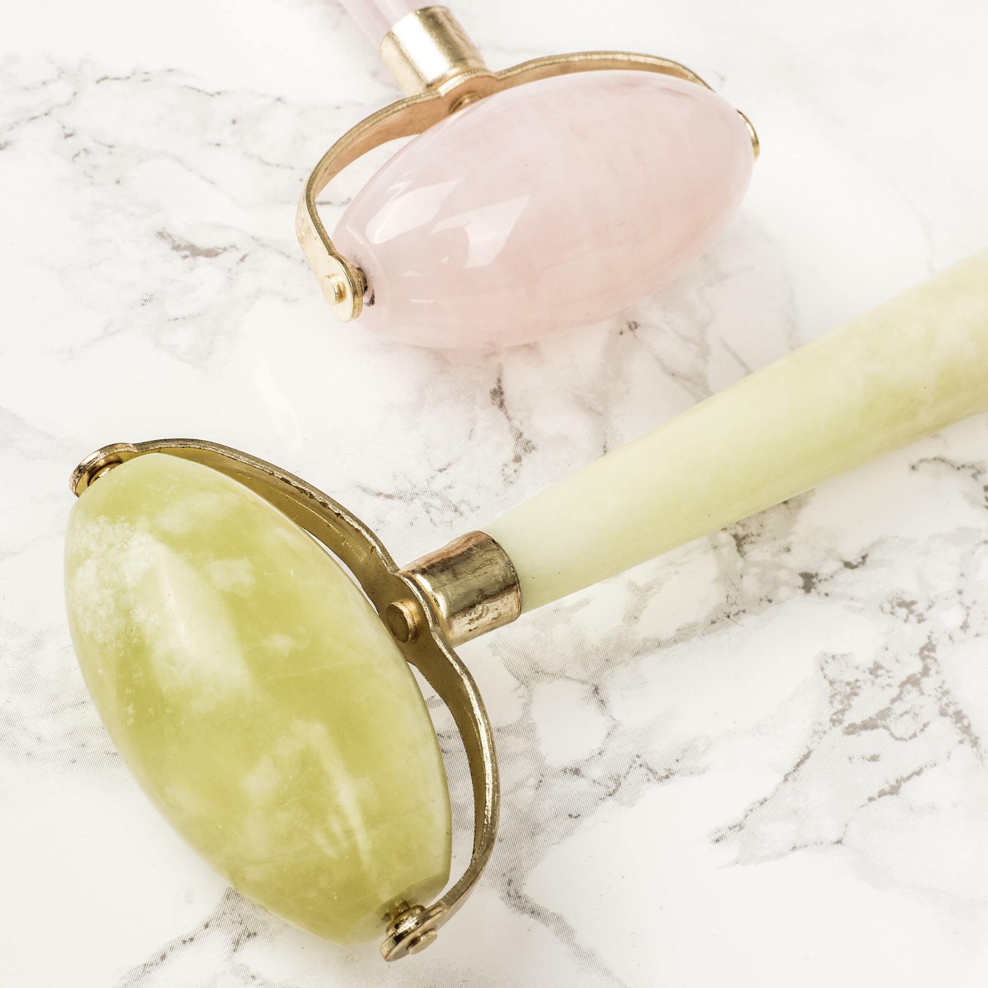 Jade Facial Roller - Natural Chemical Free Jade Roller Crystal in a Signature Silk Lined Box